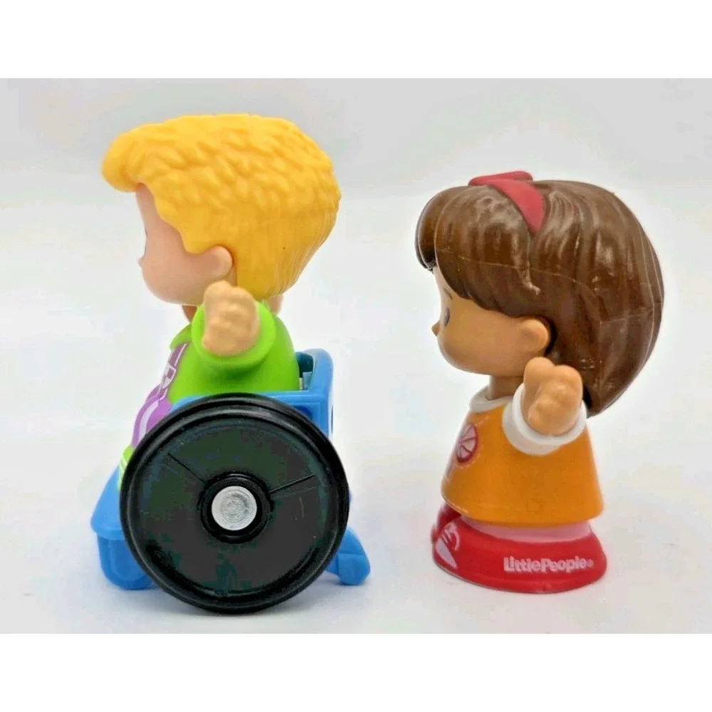Fisher Price Little People Sports‎ Figures Basketball Players Wheelchair Player